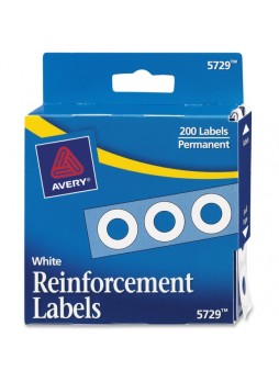 Reinforcement label, White - 200/Pack - ave05729